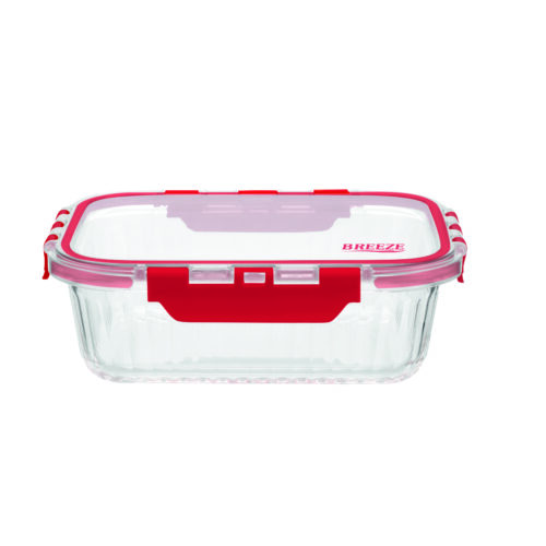 Clip Fresh Rectangle 640 ml Glass Container